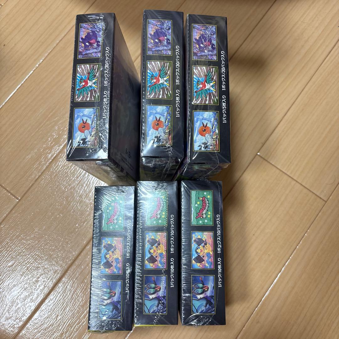 ポケモンカード　ムニキスゼロBOX✖️③ megaドリームex✖️③