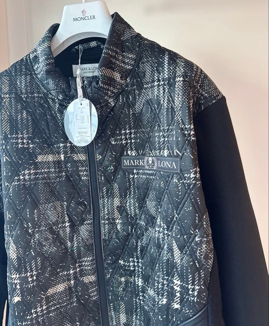 新品 ★ MARK&LONA ブルゾン アウター 黒 マーク&ロナ 正規品
