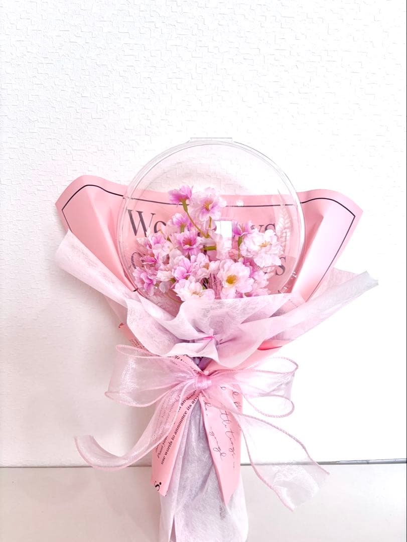 バルーンフラワーブーケ♡卒業式花束