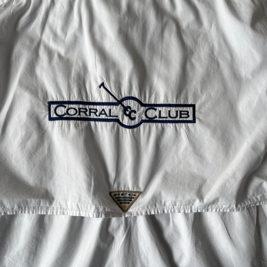 00s Columbia フィッシングシャツ 多ポケット XXL 白 A254