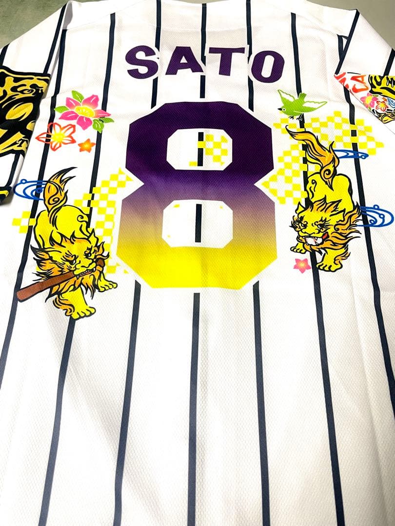 Ren_Ren阪神タイガース佐藤輝明 2025 春季 宜野座キャンプシャツ