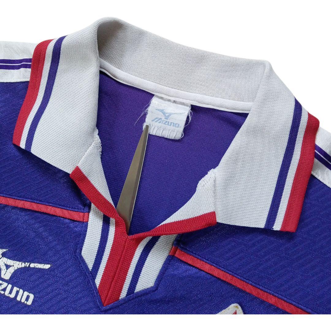 2001年製 Y2K 日本製 フィオレンティーナ サッカーシャツ Lサイズ 紫