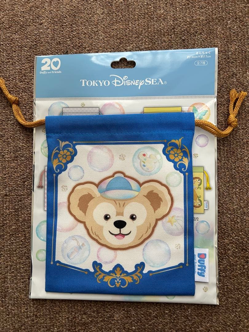 東京ディズニーシーダッフィー キーホルダー.カラビナ.巾着 3点セット