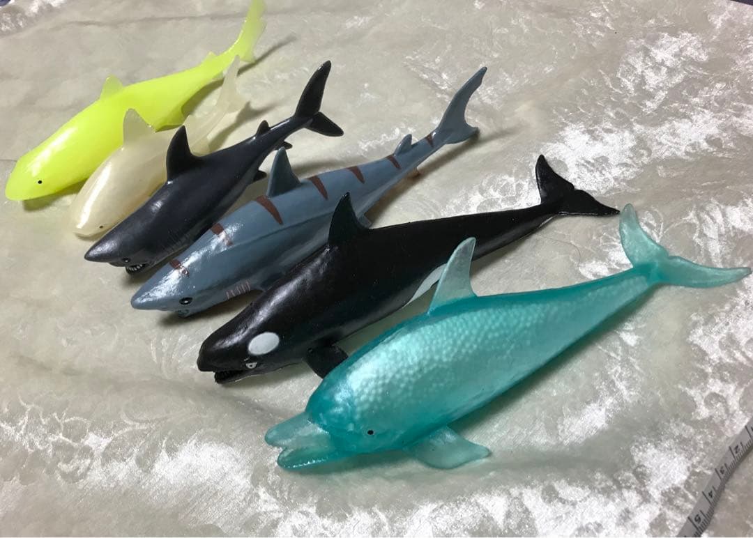 レア　早い者勝ち！　鯨類　サメとクジラのフィギュアセット 6体