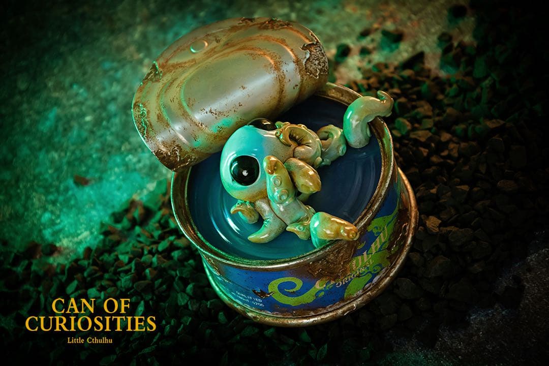 好奇心の缶詰　クトゥルフ　フィギュア　スタチュー　アートトイ　蓄光　399限定