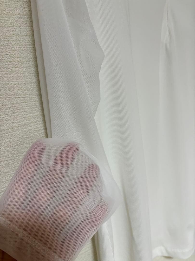 【最終値下】サウスケープ　レディースゴルフ長袖●袖メッシュ　インナー白
