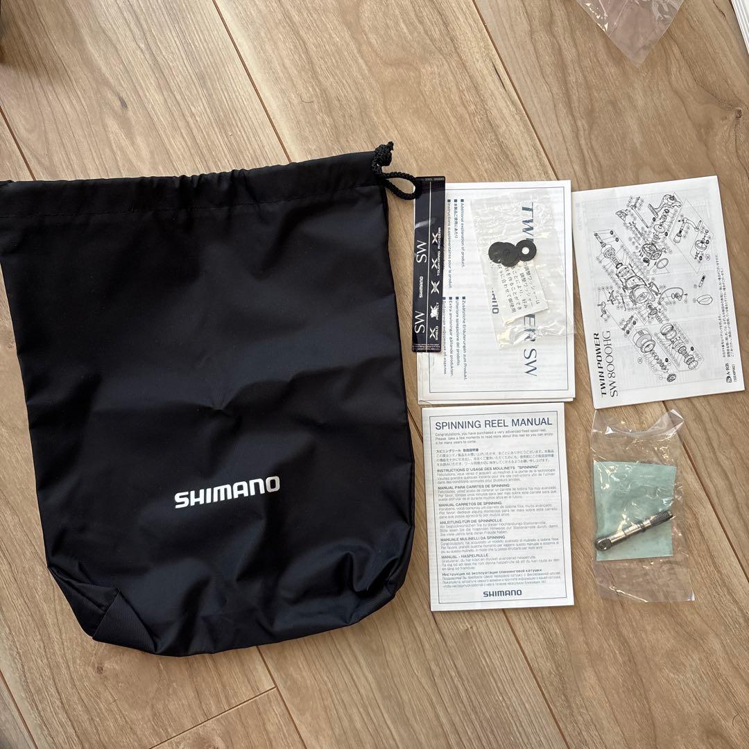 SHIMANO 15ツインパワー　SW8000HG スピニングリール