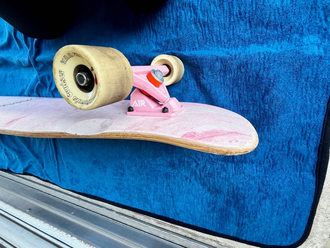 TRAVELOL ロングスケートボード ピンクカラー 美品