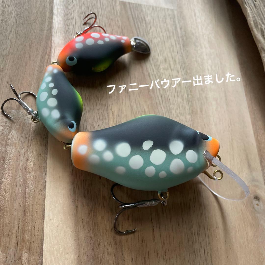 MFJ3ハンドメイドルアー　ファニーキャットルアー　ビッグベイト