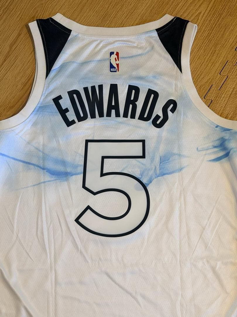 【新品】アンソニー・エドワーズ ウルブズ ユニフォーム M NBA