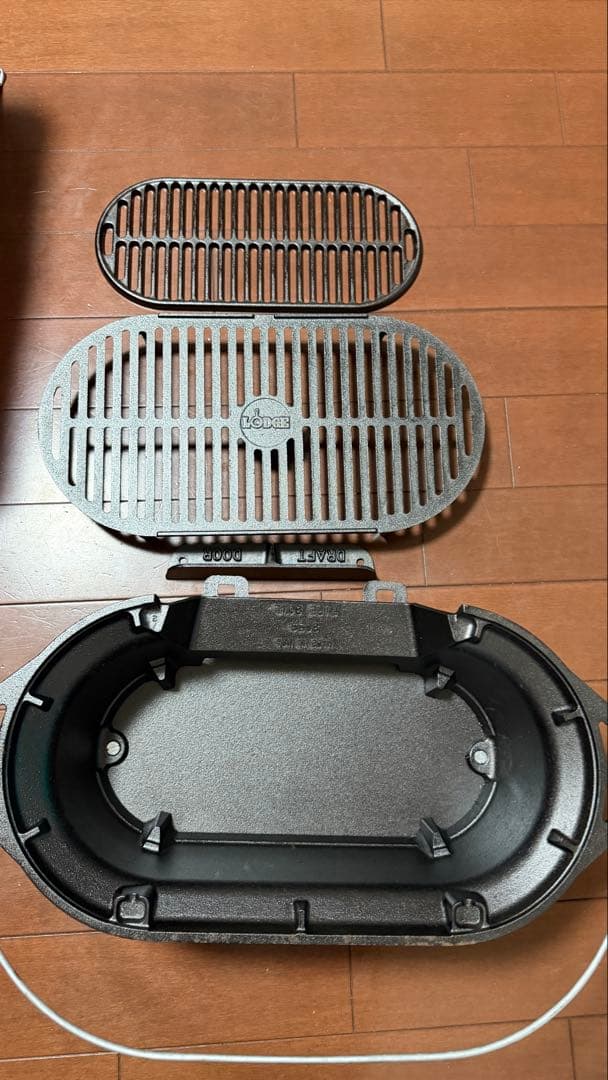 未使用 LODGE ダッチオーブン グリル 鋳鉄 USA製