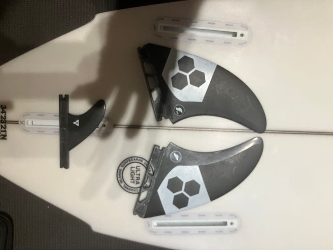 送料込【アルメリック】Channel s Twin Fin 5’5