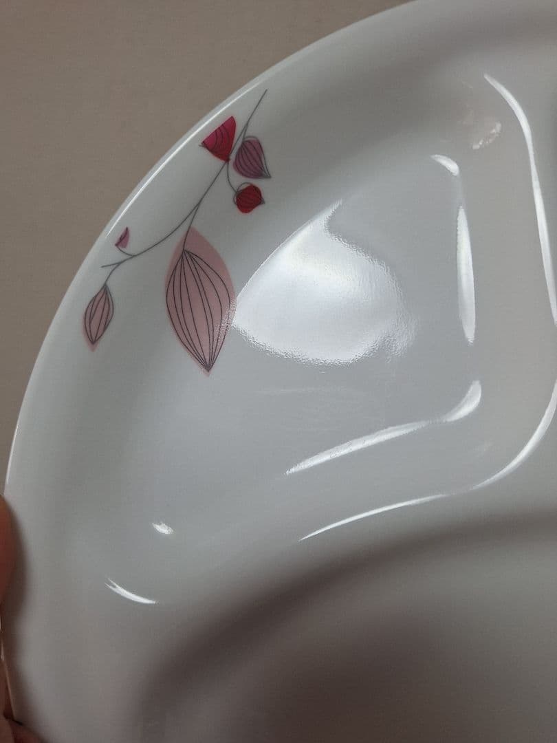 廃盤　コレール　CORELLE　ピンクブリーズ　ランチプレート　26cm 大　3