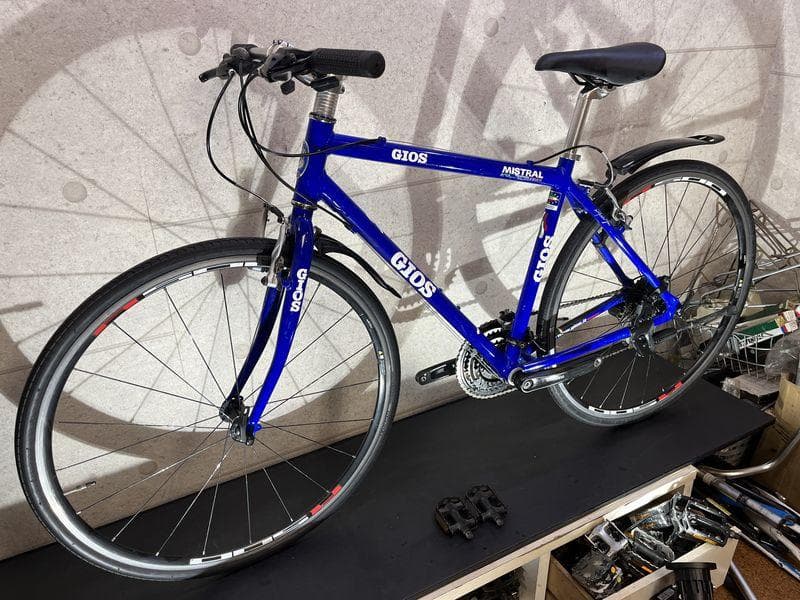 GIOS MISTRAL クロスバイク　ブルー