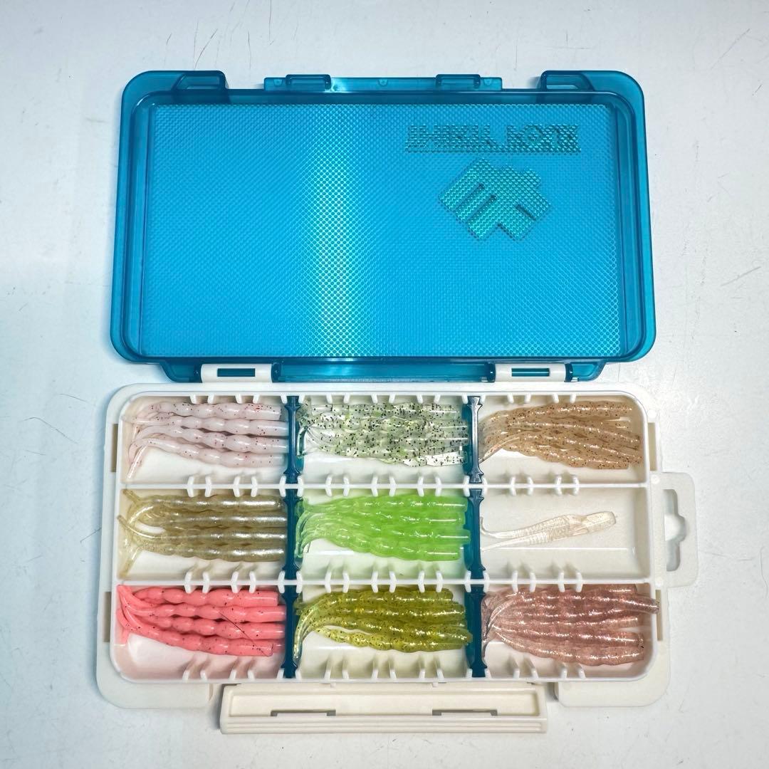 ソフトルアー ワーム 大量 まとめ売り 2個 サーティーフォーケース付