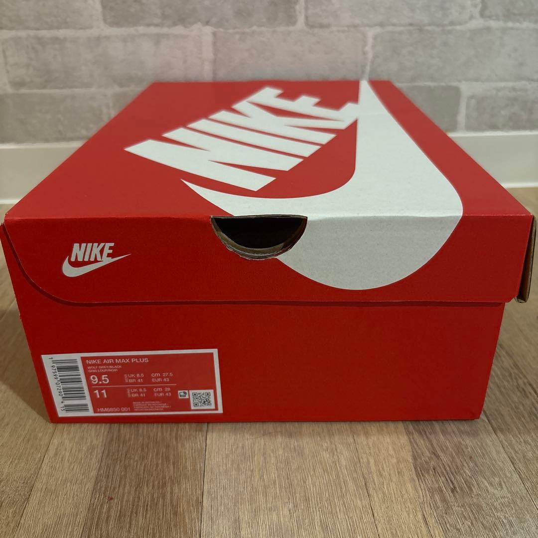 新品AirMaxPlus Tiempo Wolf Grey BLACK 27.5