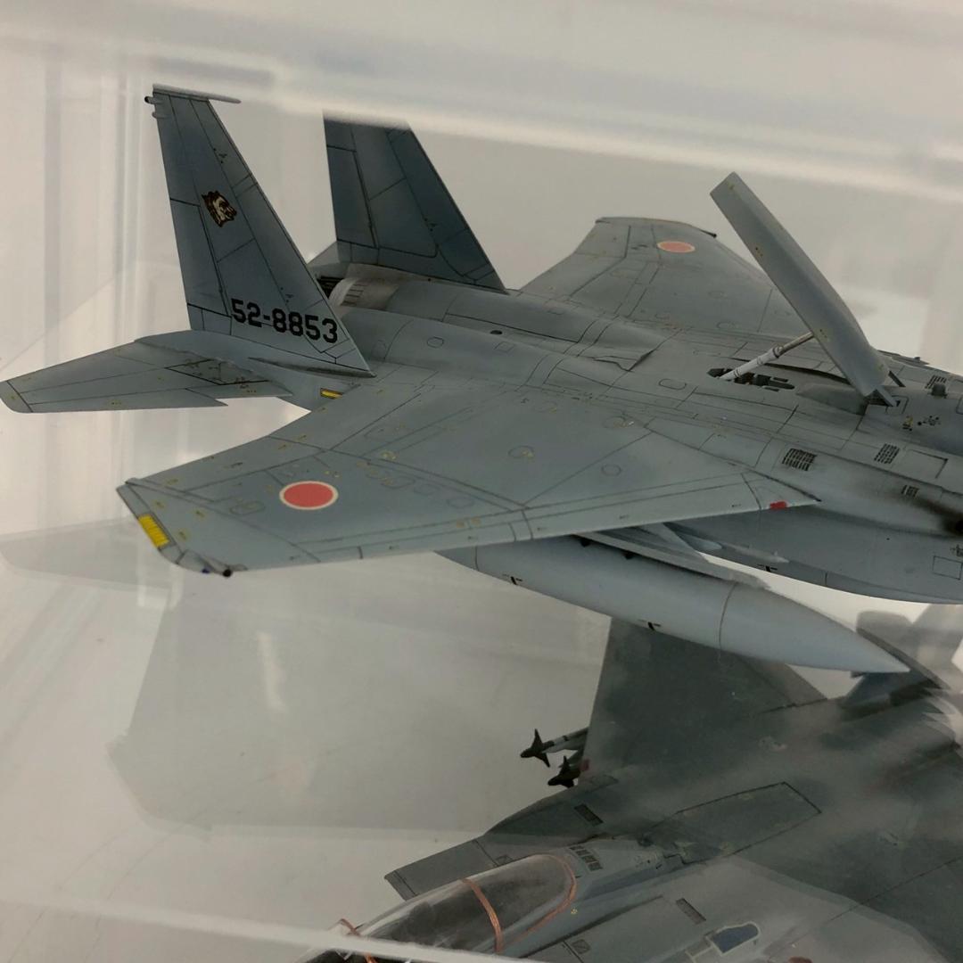 航空自衛隊 F-15 戦闘機 模型 1/72 完成品 2機セット ジャンク扱い