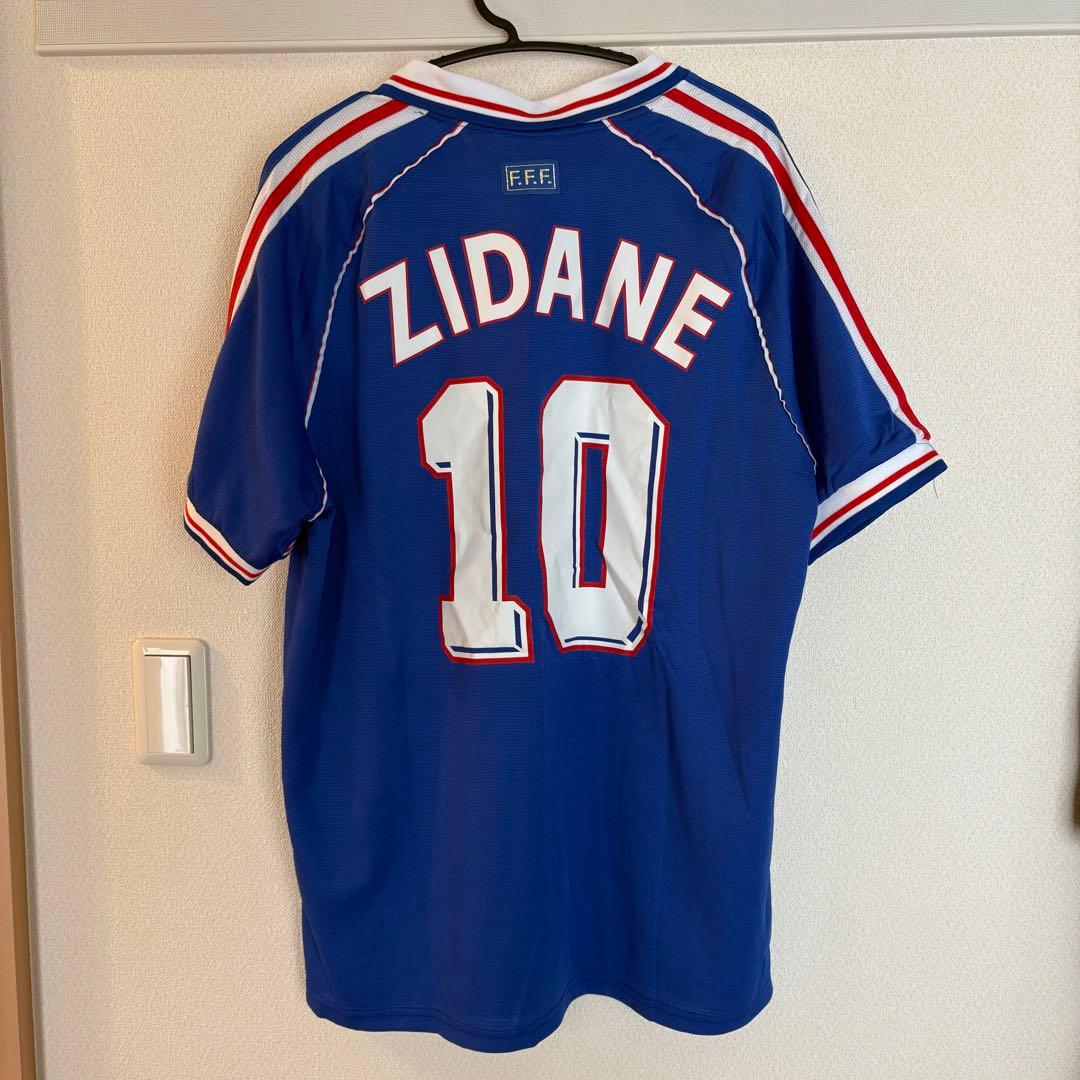 サッカーユニフォーム 1998年フランス代表 復刻 ジダン