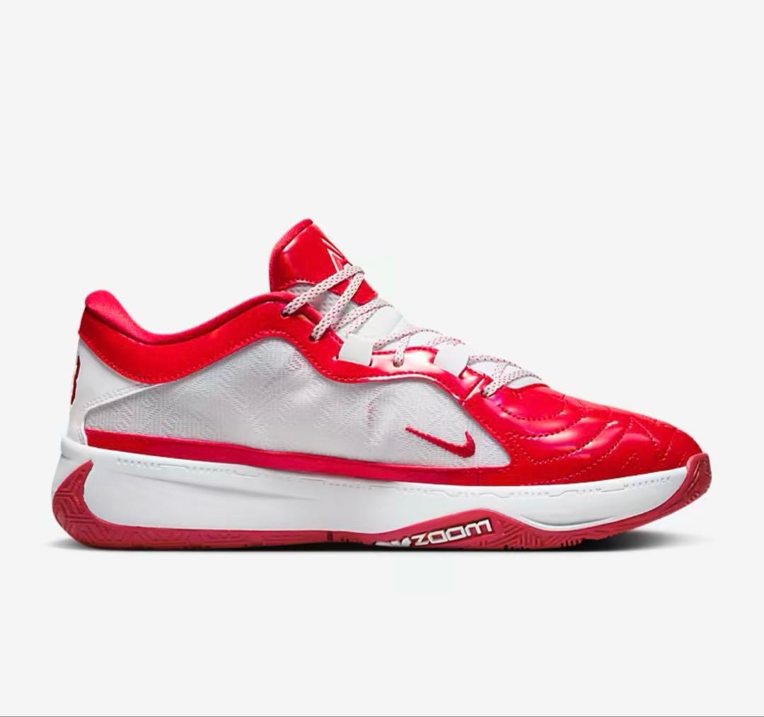 Nike バスケットボールシューズ レッド/ホワイト 43/34