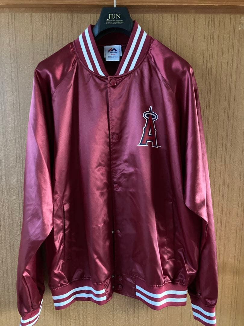 美品　正規品　大谷翔平 Majestic エンジェルス スタジャン 17番 L