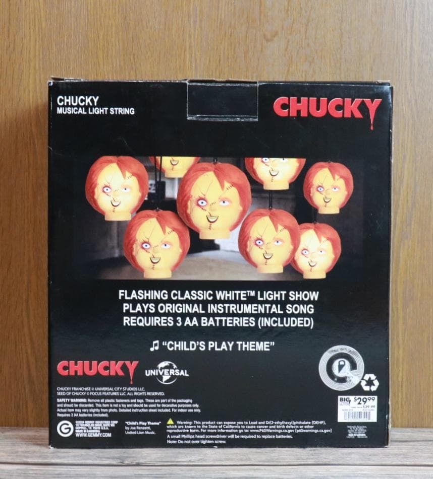 チャッキー ミュージカルライトストリング　 chucky インテリア　ハロウィン