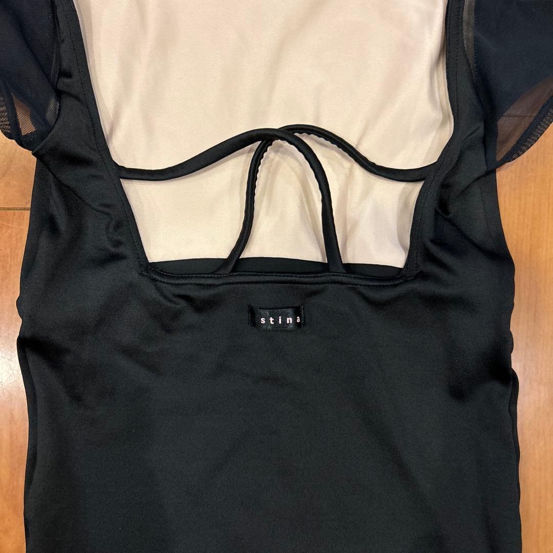 BLACK stina レオタード　Jr. M