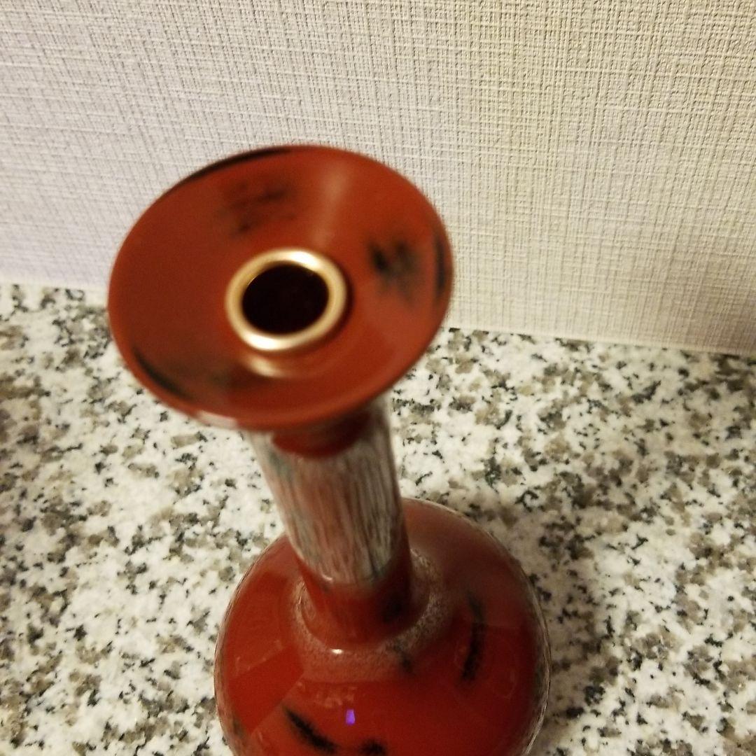 漆器 一輪挿し