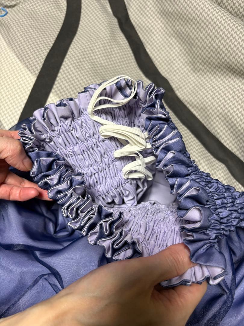オーガンジー　パウスカート　フラダンス
