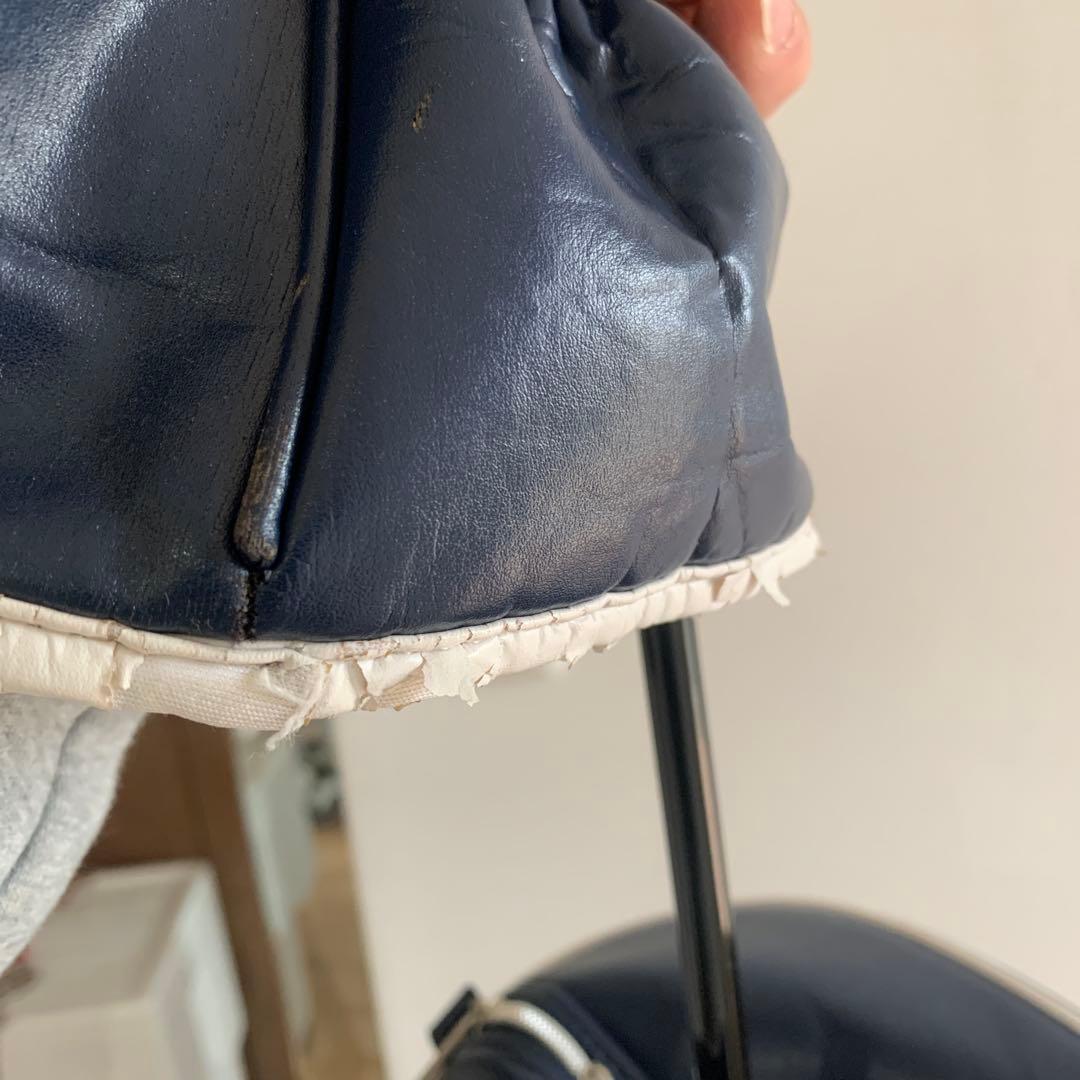 23GOLF キャディバッグ ネイビー3点式ヘッドカバー5点セット
