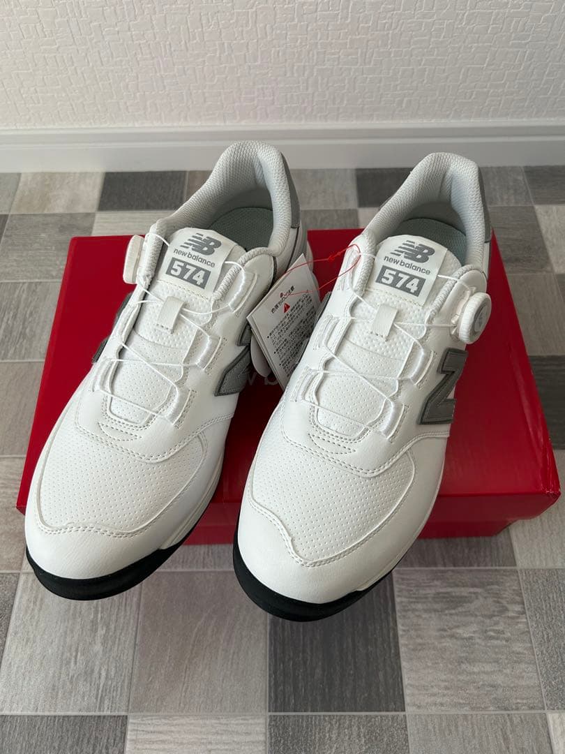 New Balance ゴルフ574 v4 SLボア スパイクレス2025