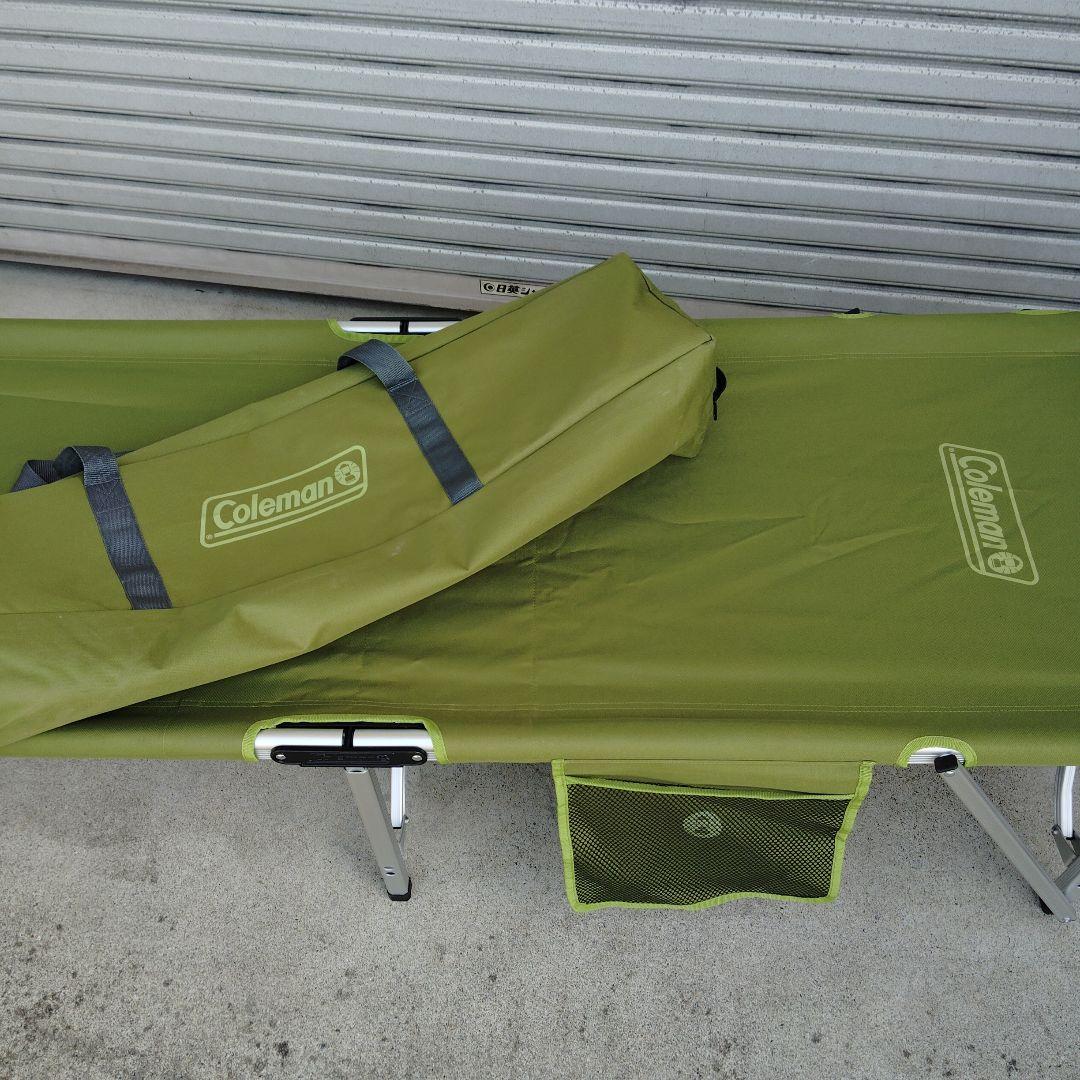 Coleman コット オリーブグリーン 収納バッグ付き　美品