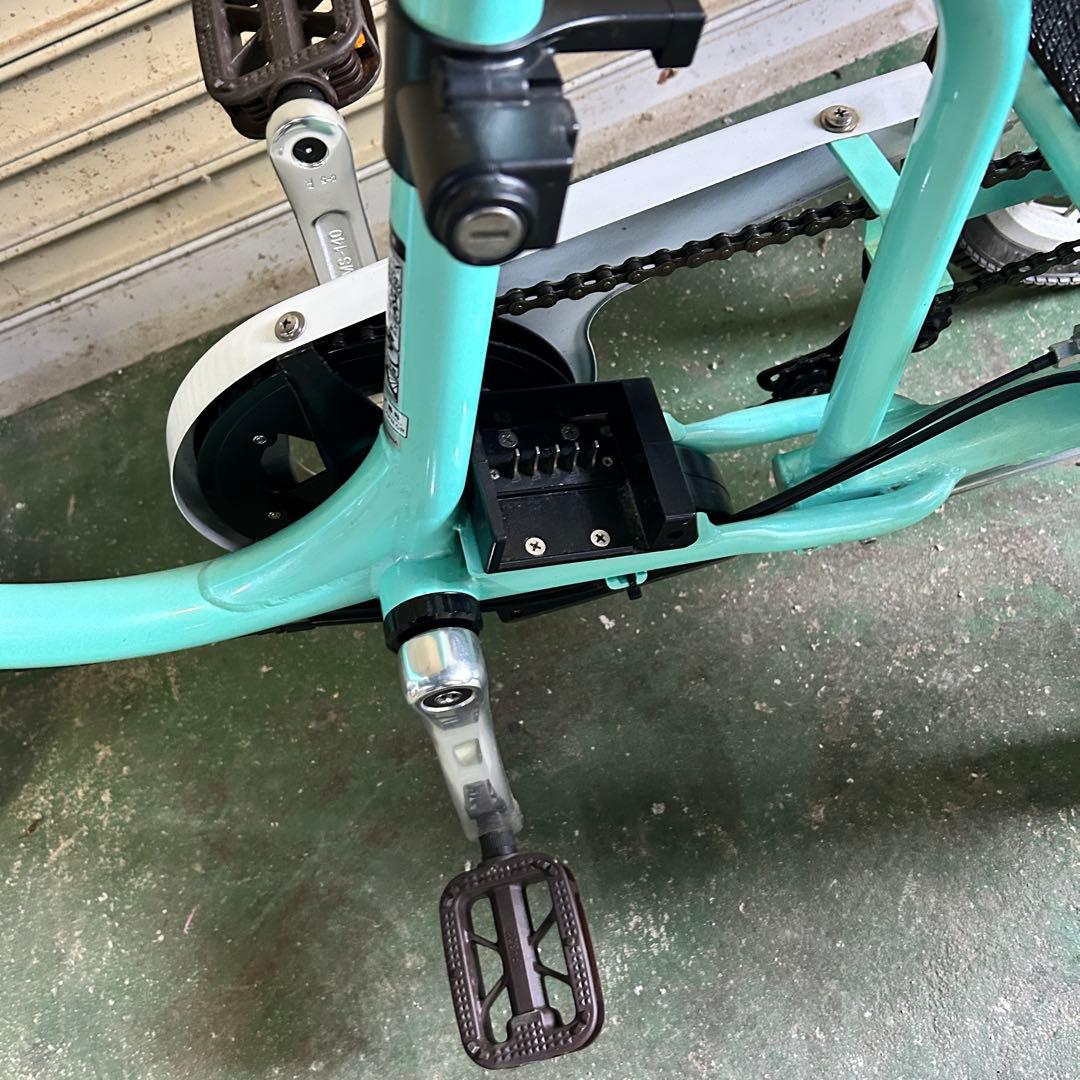 DB27★電動自転車★ ミントグリーン 三輪 電動アシスト自転車 ミムゴ