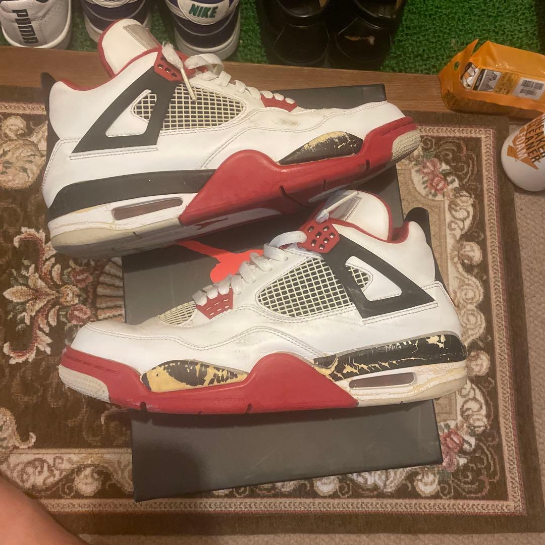 シューズ(男性用) Nike Air Jordan 4 Retro OG Fire Red 2020