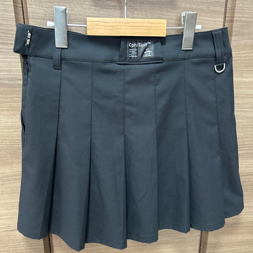Cph/Golf マンシングウェア　レディース ゴルフスカート 黒 プリーツ