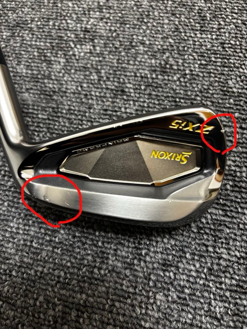 限定 Srixon ZXi5 ブラッククロム アイアン 6本セット
