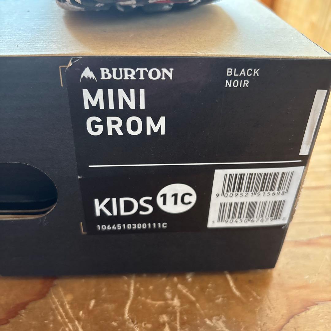 BURTON MINI GROM 子ども用スノーボードブーツ 11c 17.5
