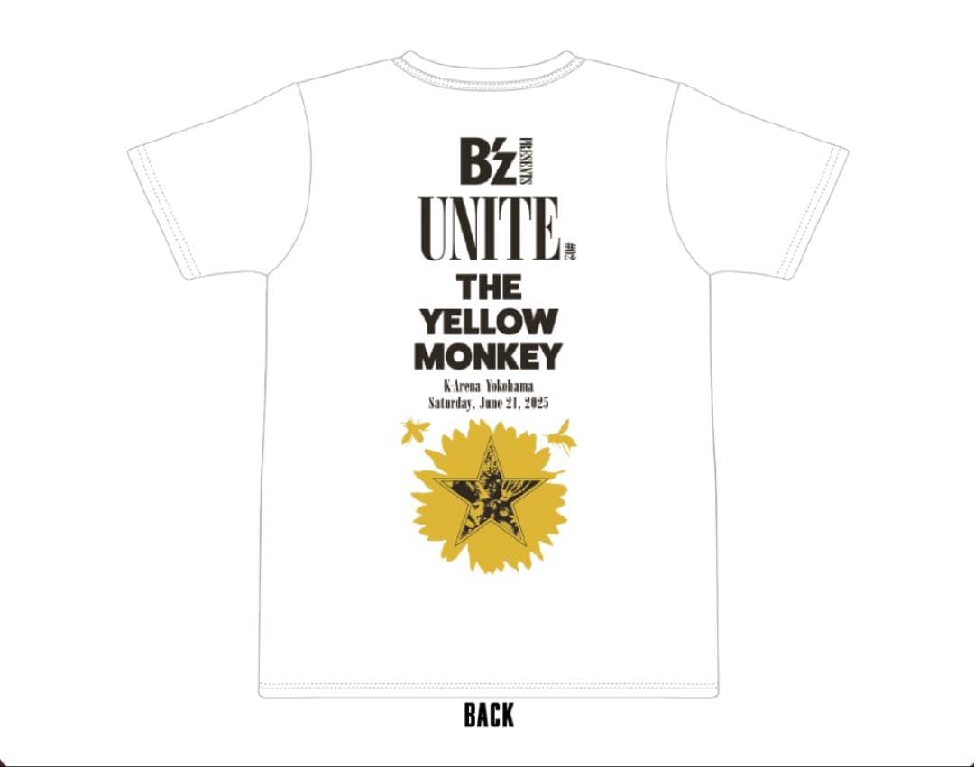 B'z UNITE #02 THE YELLOW MONKEY Tシャツ L
