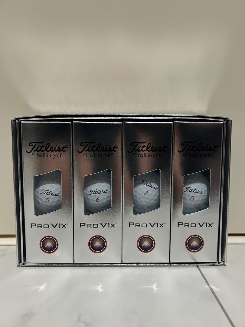 タイトリストプロV1XPROV1Xゴルフボール25年 ハイナンバー1ダース12個