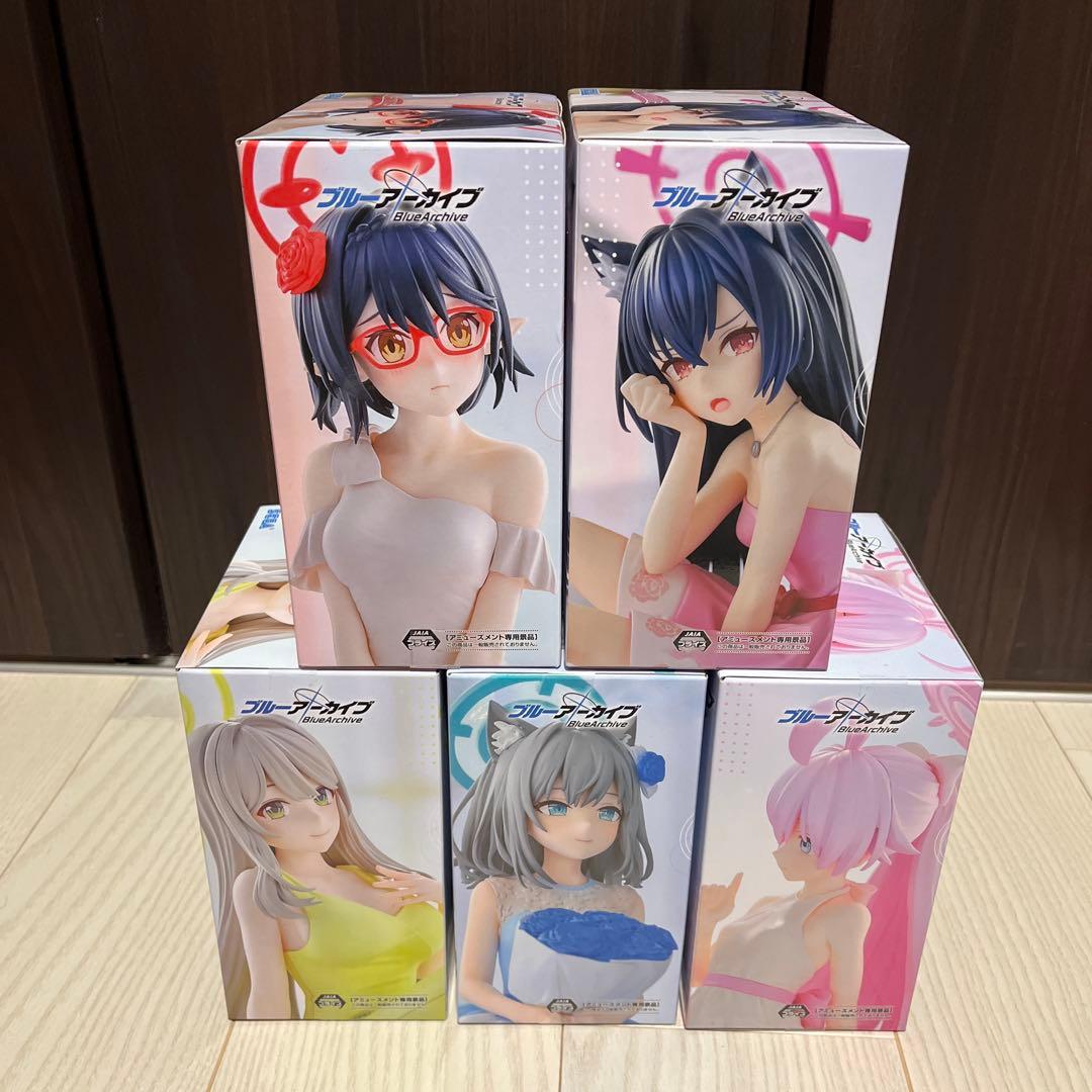 ブルーアーカイブ　Yumemirize　5体セット　クッション2個セット