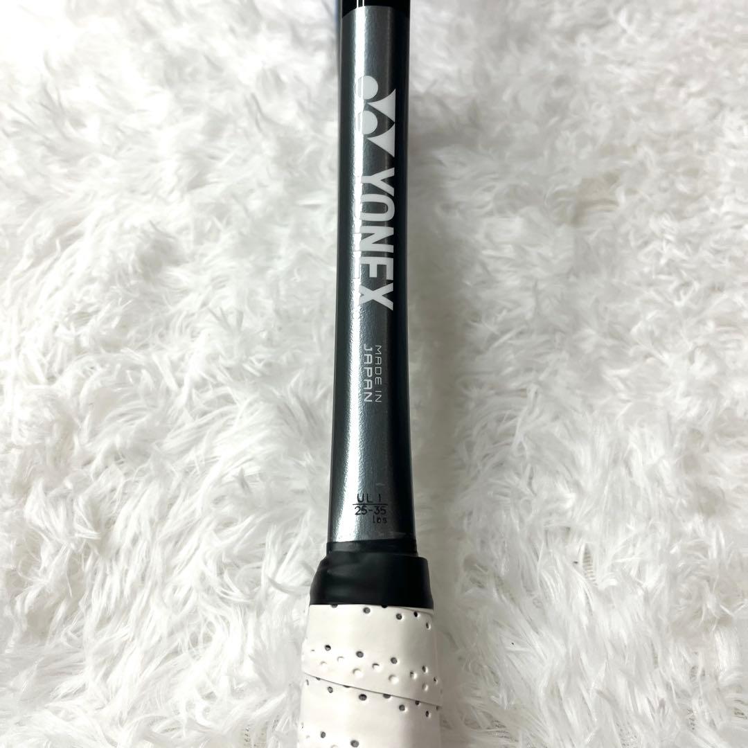 【美品】 ヨネックス ナノフォース8v REV UL1 ソフトテニスラケット 黒