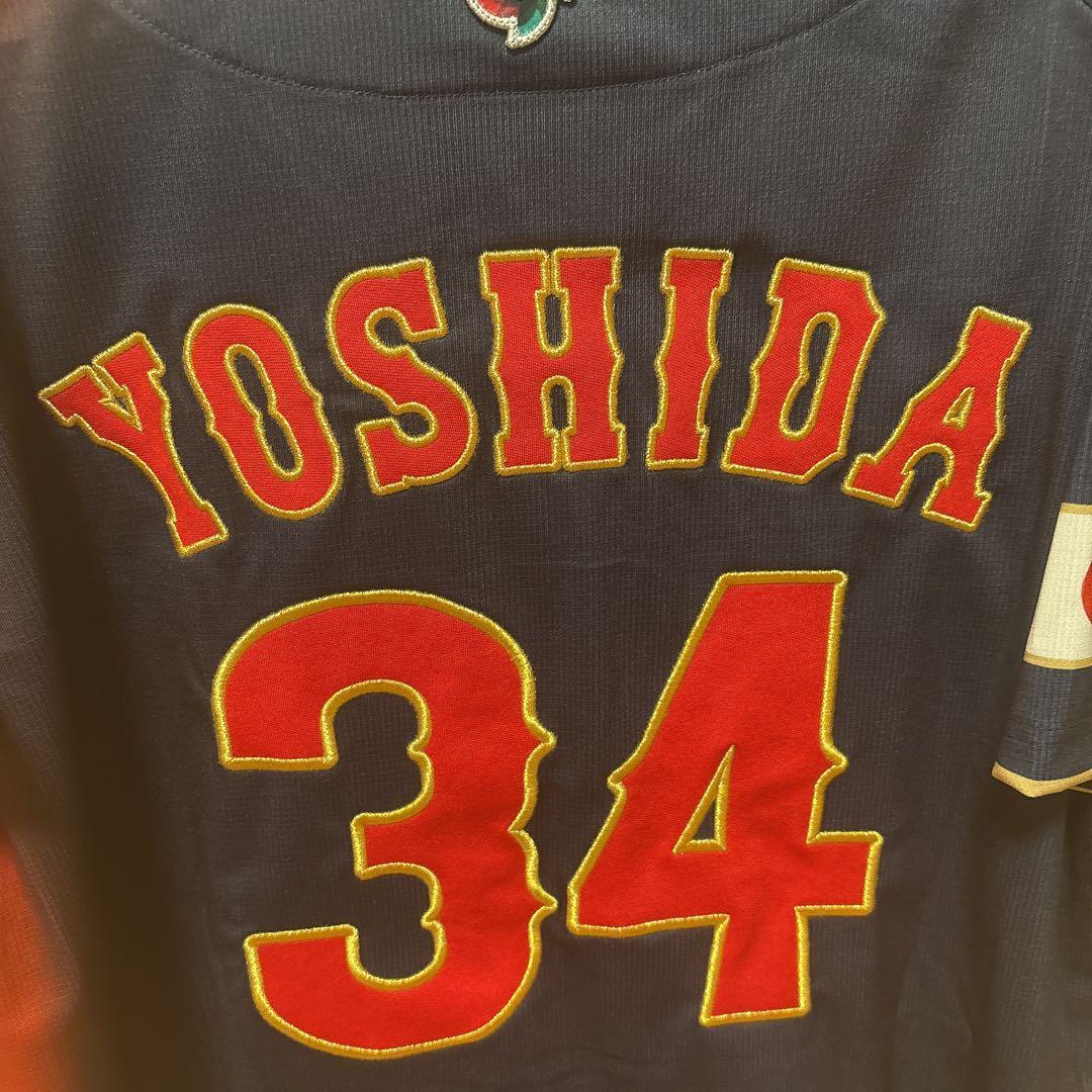 侍JAPAN WBCユニフォーム　吉田正尚　ビジターユニフォームO（XL）