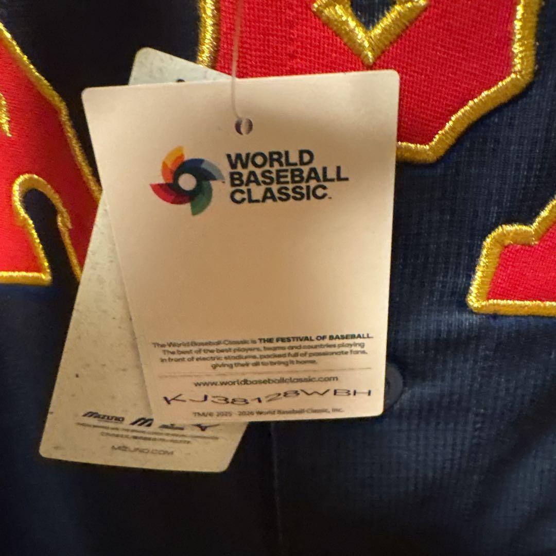 侍JAPAN WBCユニフォーム　吉田正尚　ビジターユニフォームO（XL）