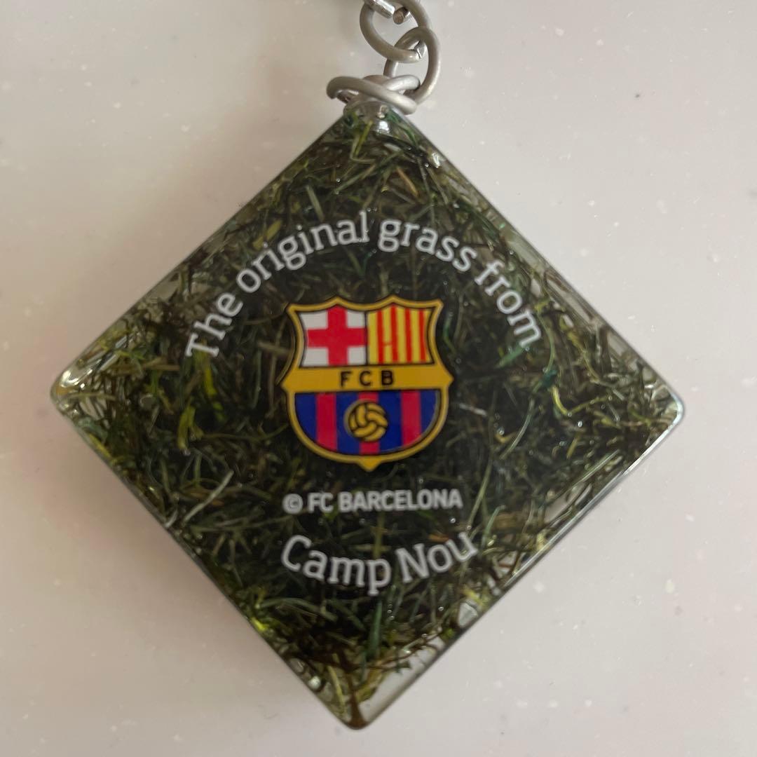 記念グッズ FC Barcelona Camp Nou Grass Keychain