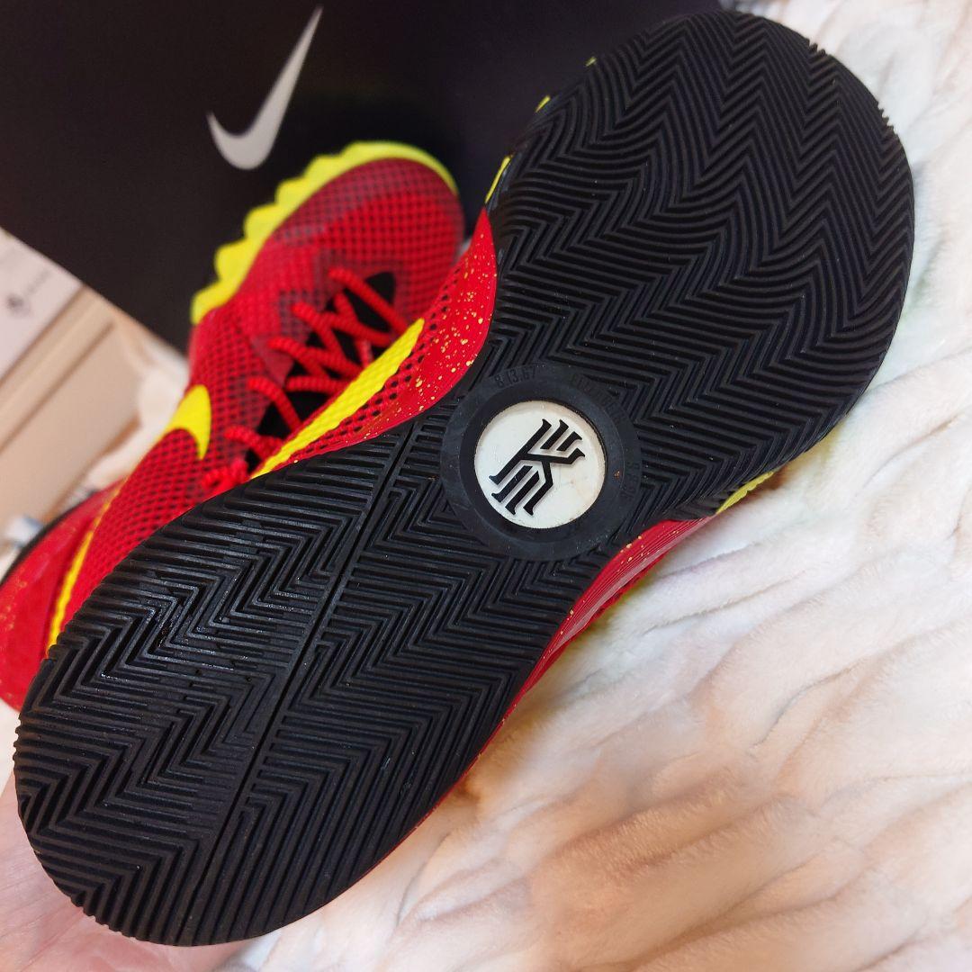 希少モデルNIKEカイリー1バスケットボールシューズ レッド×イエロー ナイキ