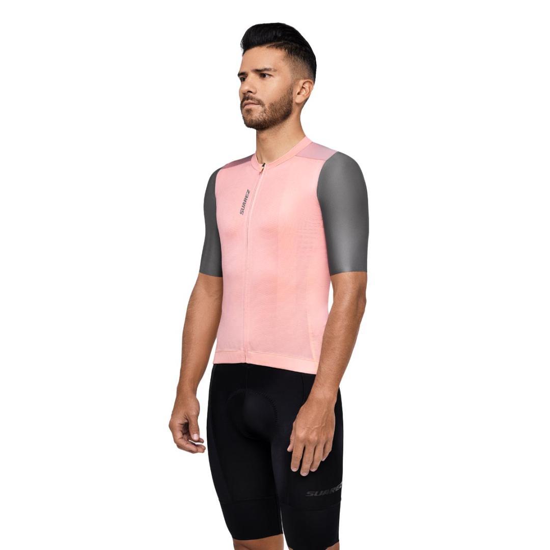 新品サイクルジャージ　SUAREZ　ピンク（M)