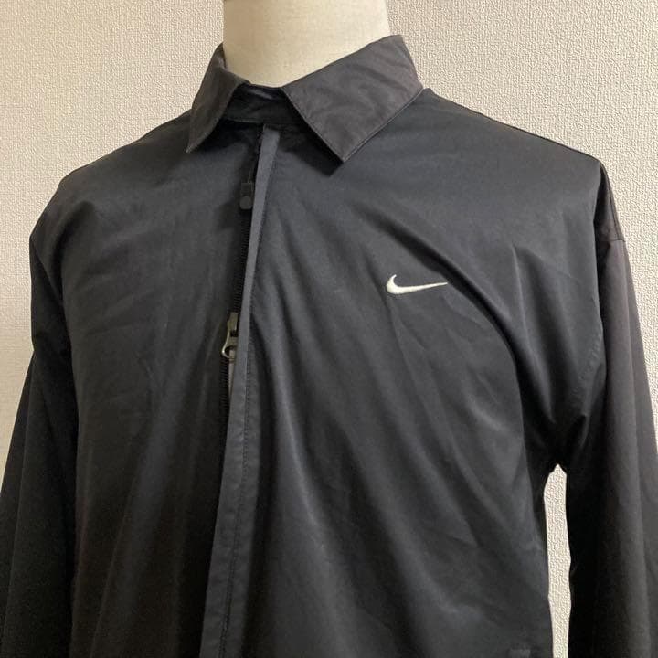 90's NIKE ナイキ コーチジャケット ブラック XLサイズ