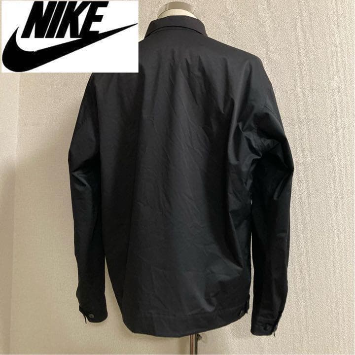 90's NIKE ナイキ コーチジャケット ブラック XLサイズ