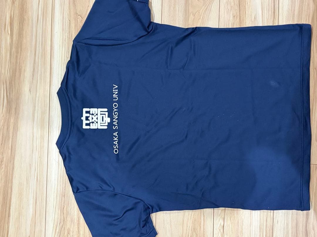 ASICS 大阪産業大学 シャツ ネイビー