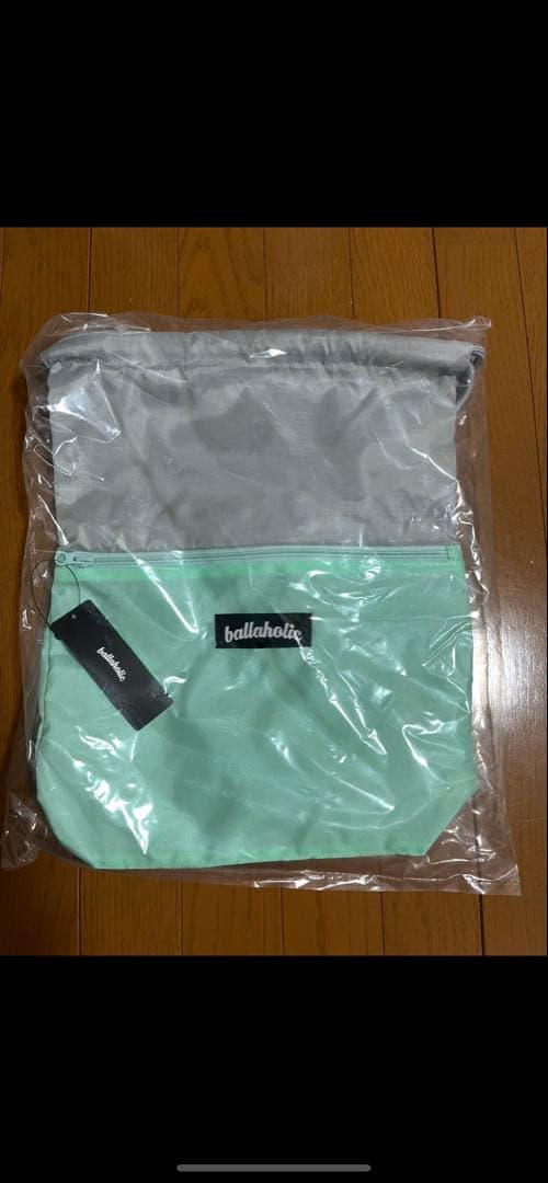 【新品未使用】ballaholic Logo ZipPocket Gymsack