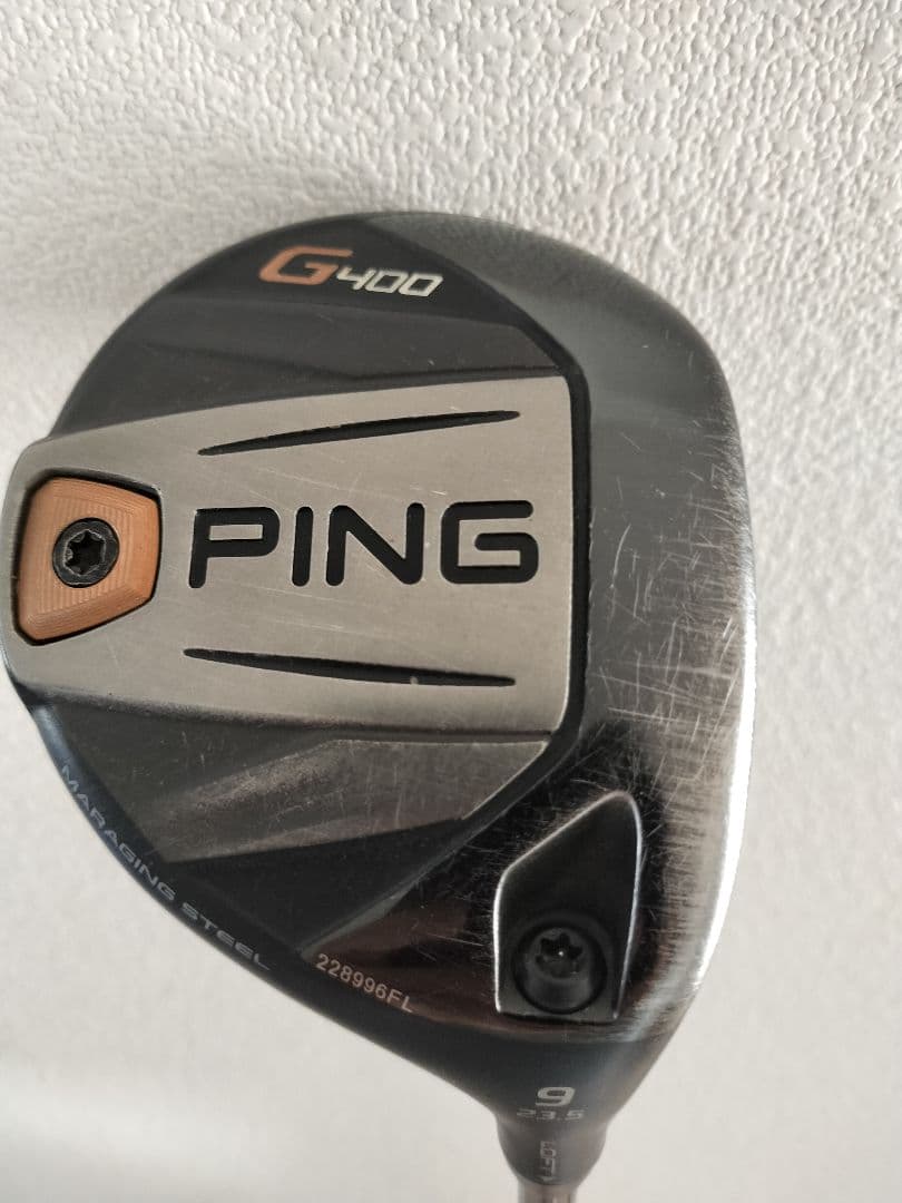 PING G400 9W　23.5° alta jcb R ヘッドカバー付き